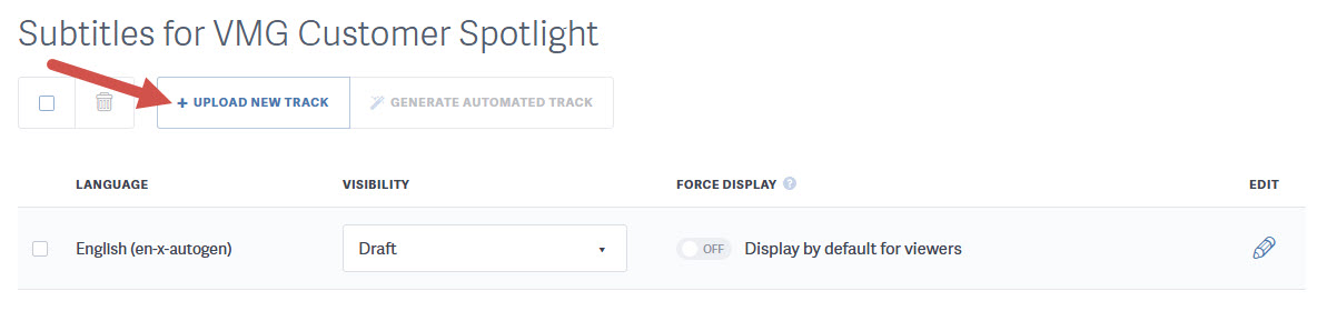 Add new subtitles to a video