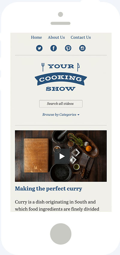 Responsive, Mobile-Friedly, video website hosted by SproutVideo using the Cedar Theme Responsive, Mobile-Friedly, video website hosted by SproutVideo using the Cedar Theme