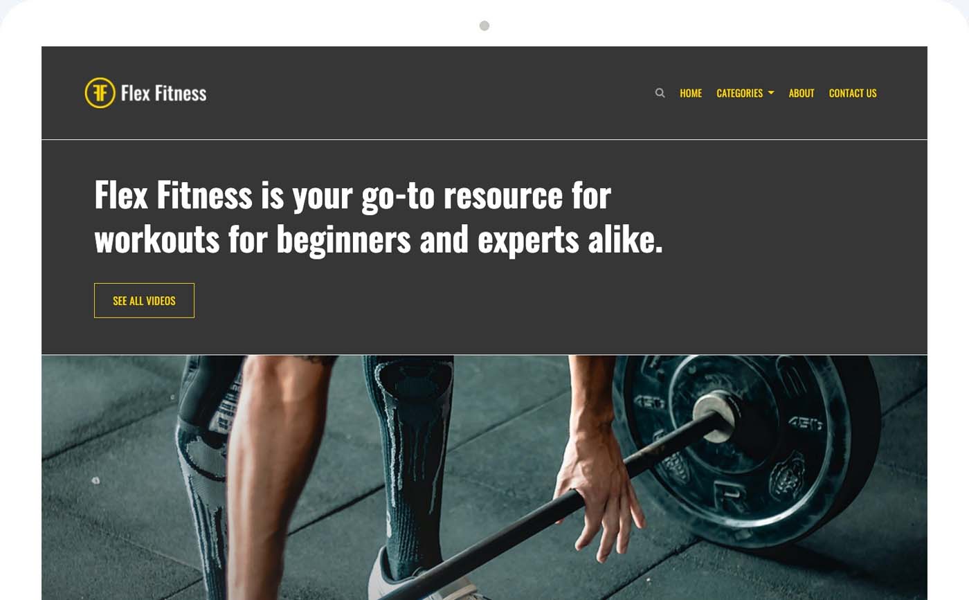 Video website, hosted by SproutVideo, using the Spruce Theme on a desktop Video website, hosted by SproutVideo, using the Spruce Theme on a desktop